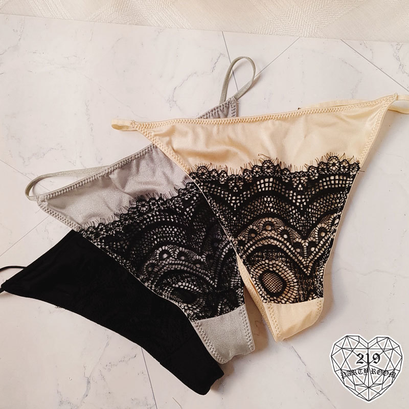 性感小野貓睫毛蕾絲丁字褲