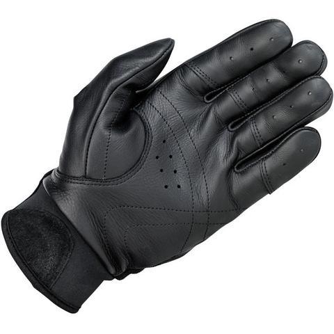 BILTWELL BANTAM GLOVES 黑 皮布手套