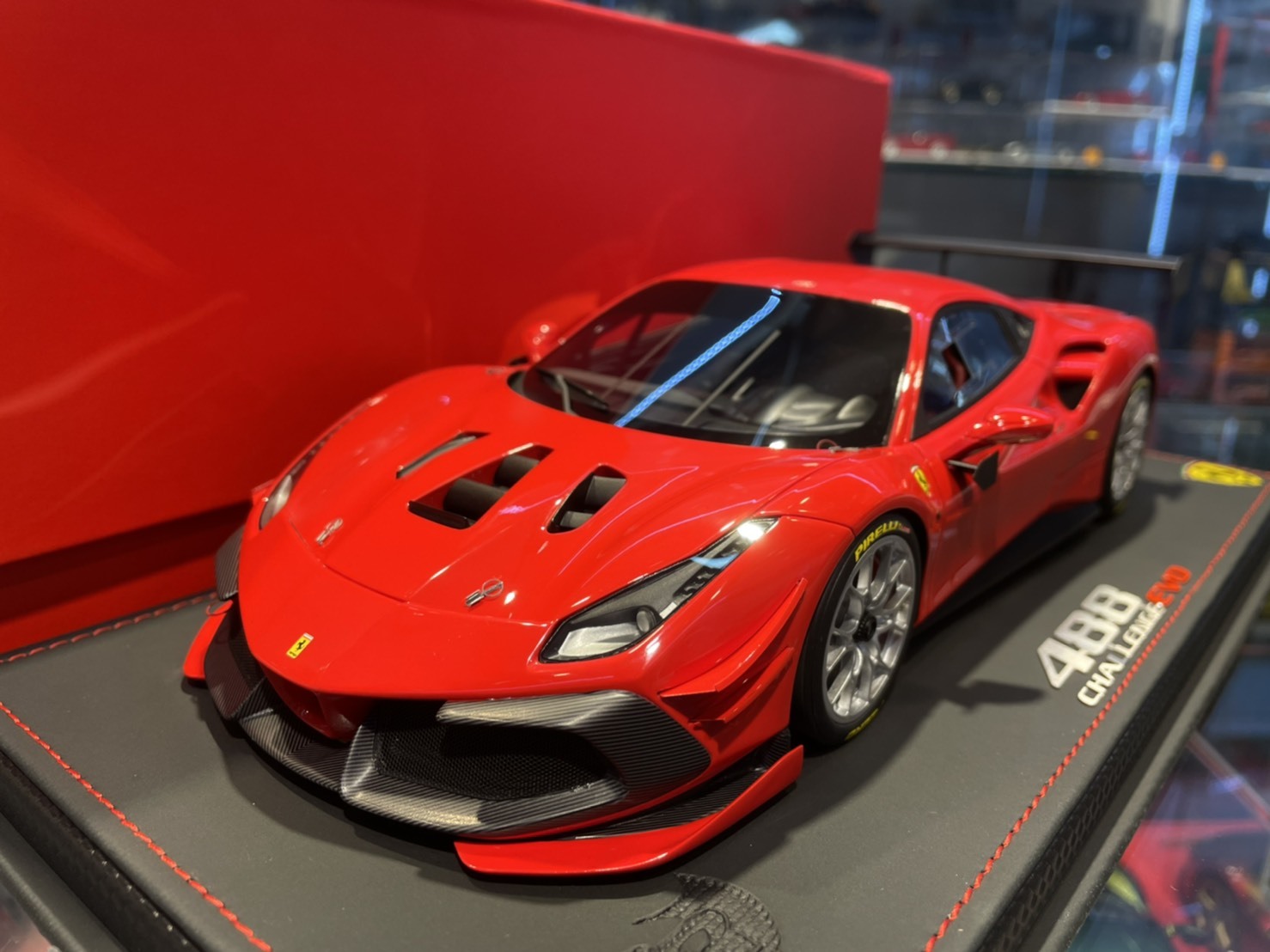 BBR P18186G Ferrari 488 Challenge EVO 2020 Rosso 1/18