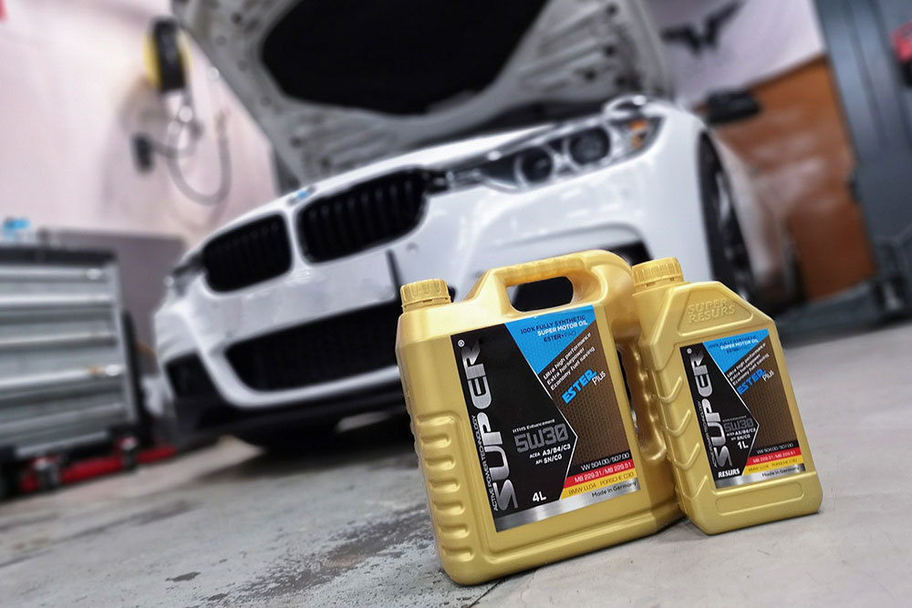 super ester plus 5w30 motor oil bmw 328i