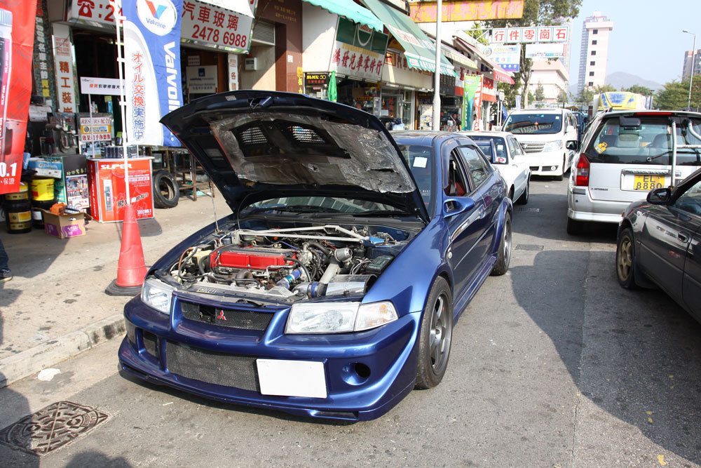 mitsubishi evolution 6.5 tme hong kong blue