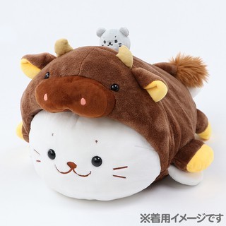 Sirotan 絨毛變身頭套-和牛 55cm