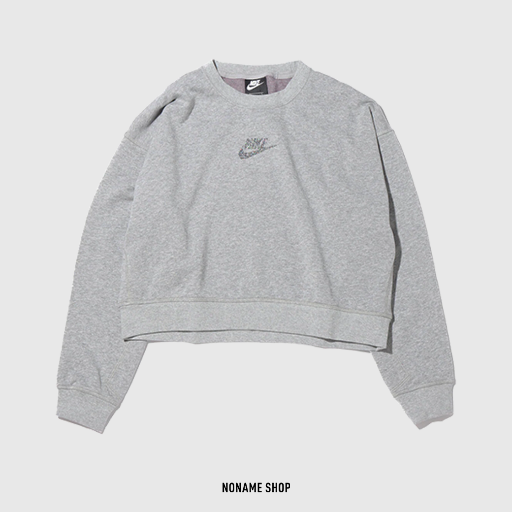 NIKE Sportswear 雪花 字勾 環保 微短版 長袖 長T