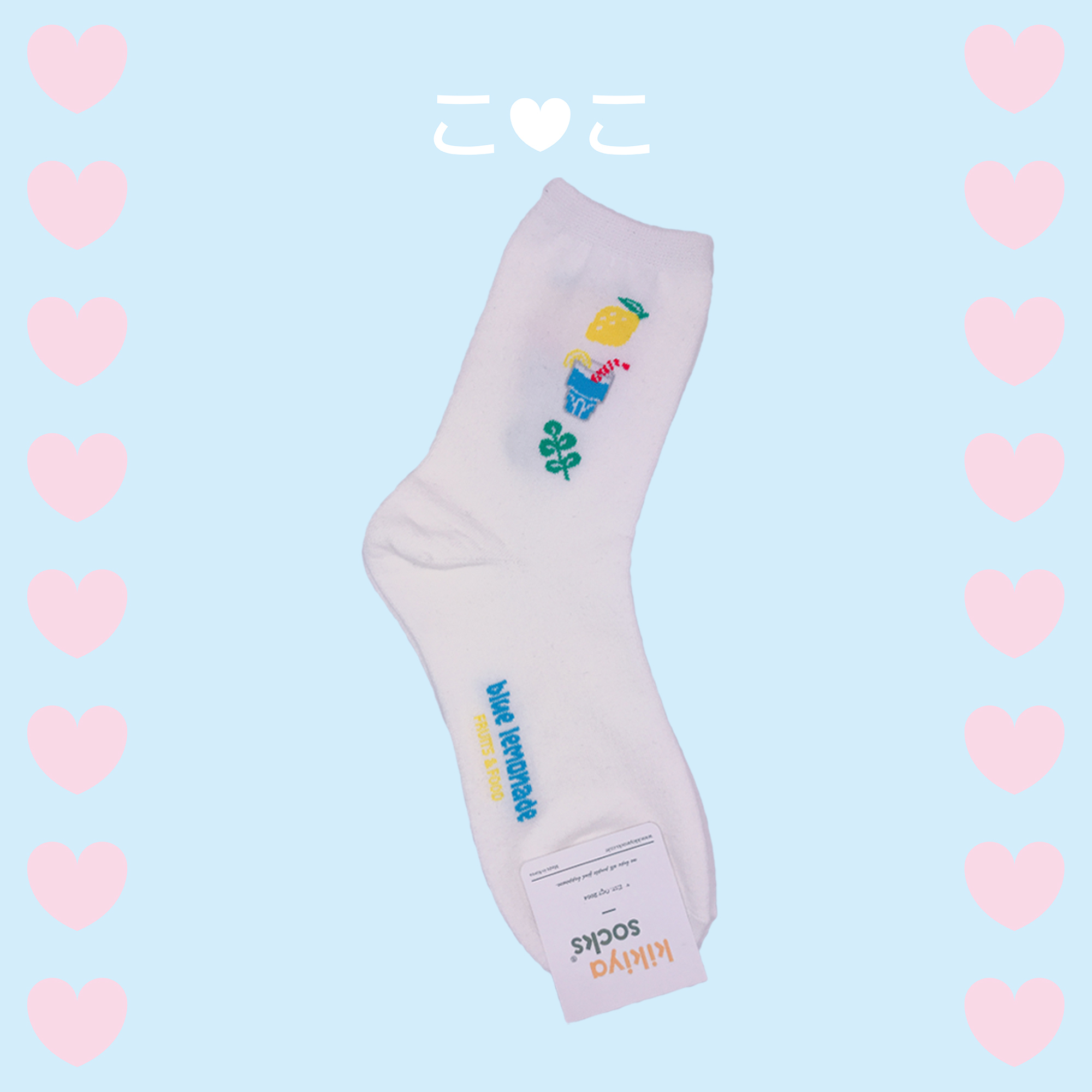 正韓度假食物造型襪子