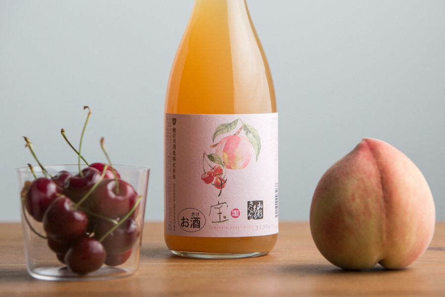子寶山形桃子櫻桃酒