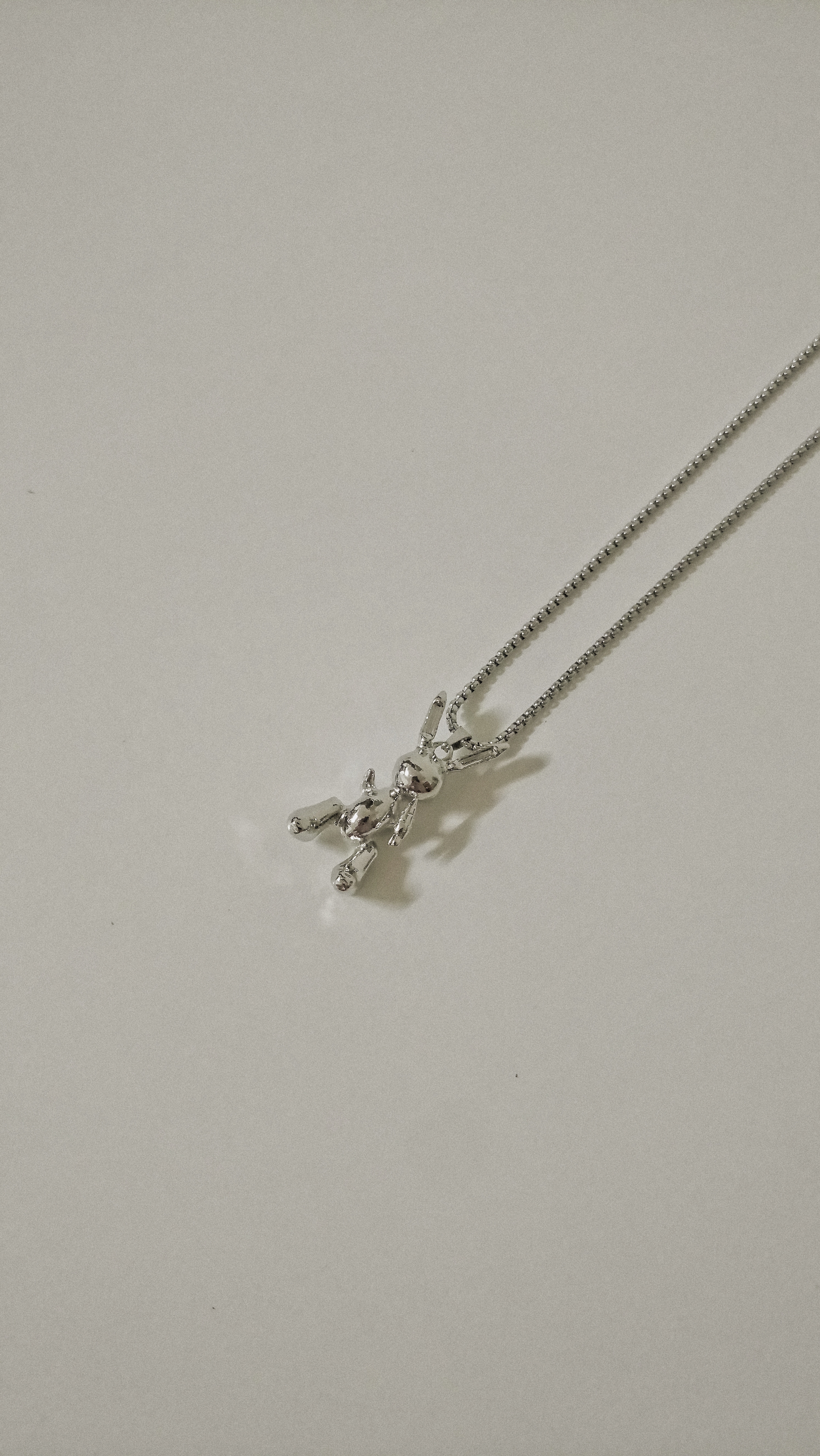 #現貨 (ACCN519) 鋼項鍊 金屬小兔子