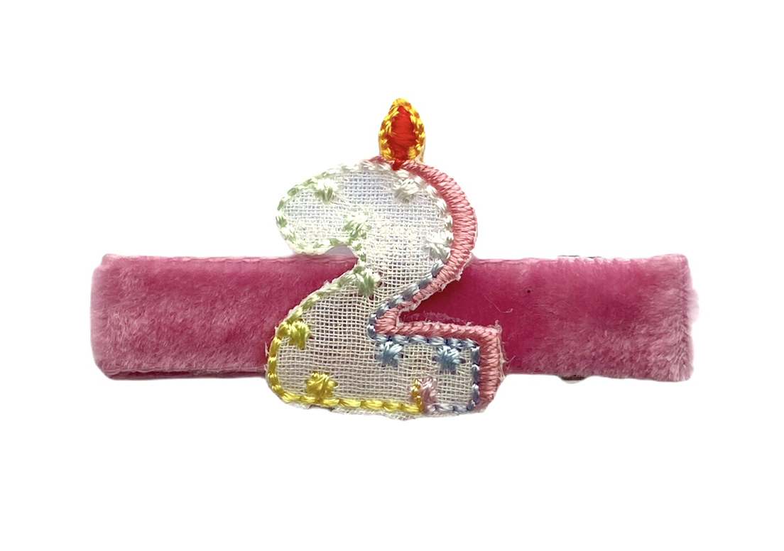Birthday Hair Clips