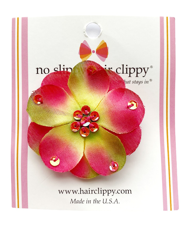 Pink Rose Clip