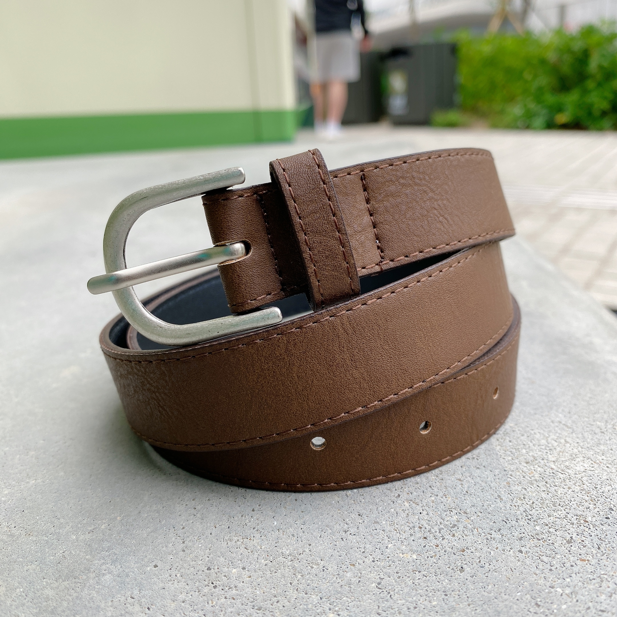 （停產）A0010｜韓國製方扣簡約皮帶