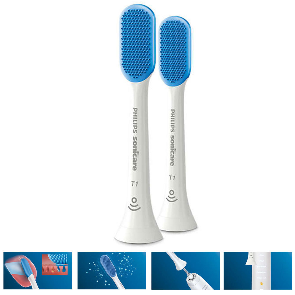飛利浦 Philips  HX8072‧2支裝‧Sonicare TongueCare + 智能舌頭刷‧香港行貨‧