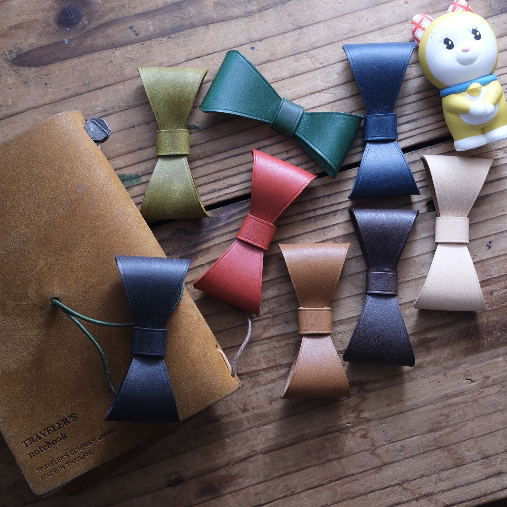 手工皮革蝴蝶結(可搭配TN本) - M.Seed 臺灣