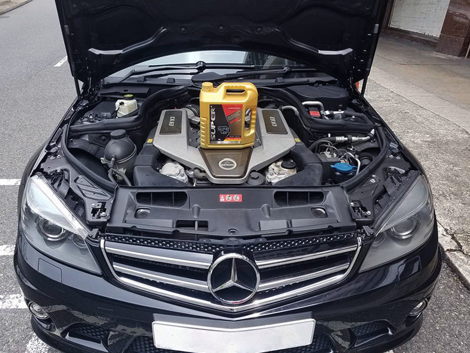 amg c63 black super ester plus 5w40 motor oil