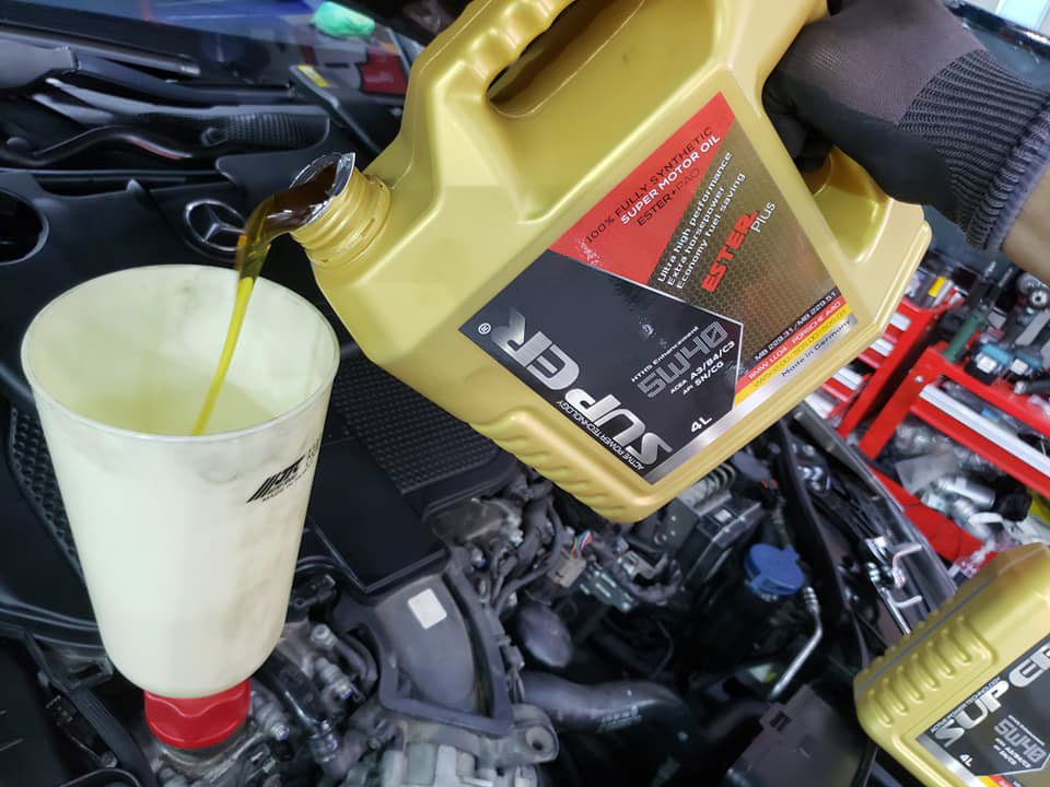 super ester plus 5w40 motor oil mercedes-benz