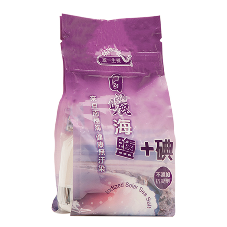 統一生機日曬海鹽(含碘) 450g