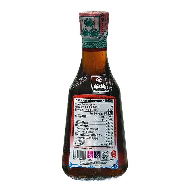 三蟹嘜頭遍魚露 300ml [食用日期︰24/3/2027]