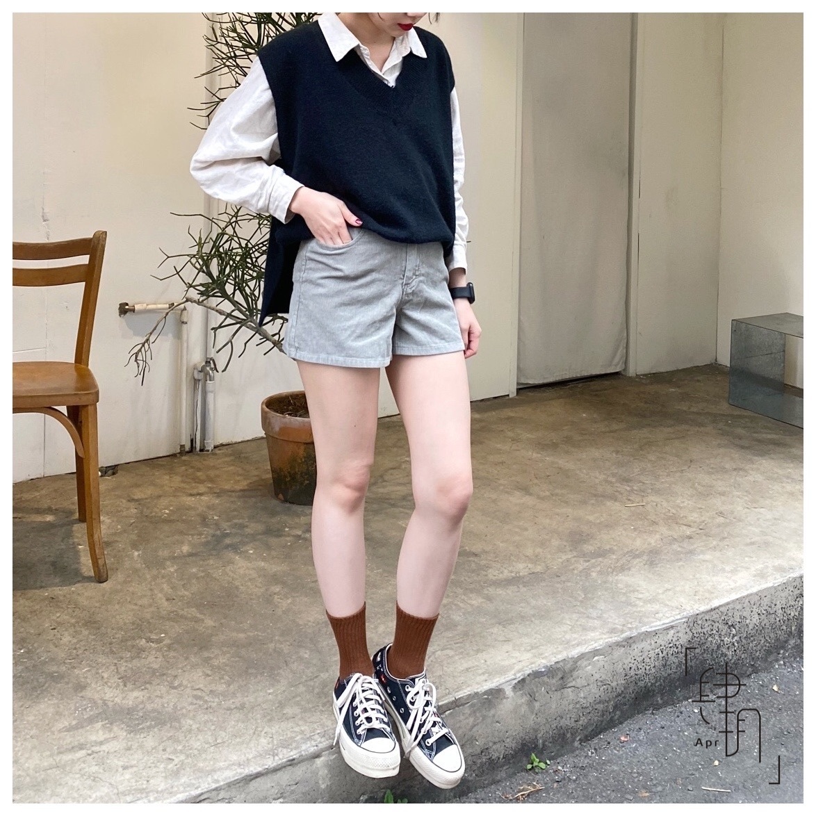 衣櫃必收燈芯絨短褲