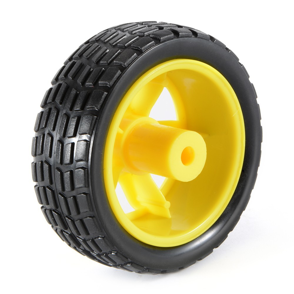 軟膠車輪 機器人小車馬達車輪循跡避障輪胎輪子