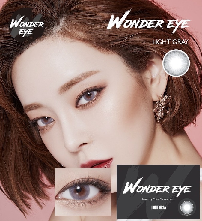 Lensvery Wonder Eye Monthly(Light Gray)
