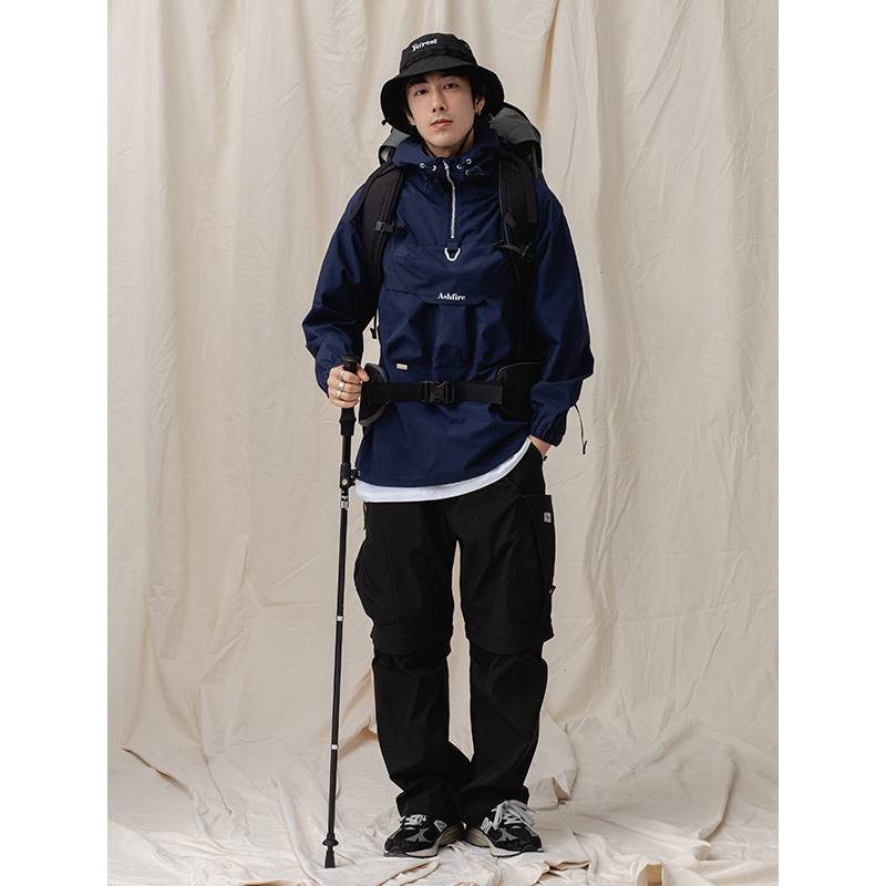 可拆卸二合一大容量口袋工裝長褲