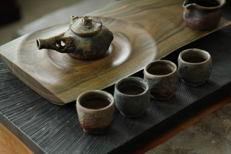 普木山田 綠檀系列 實木茶盤/茶座（三種尺寸）