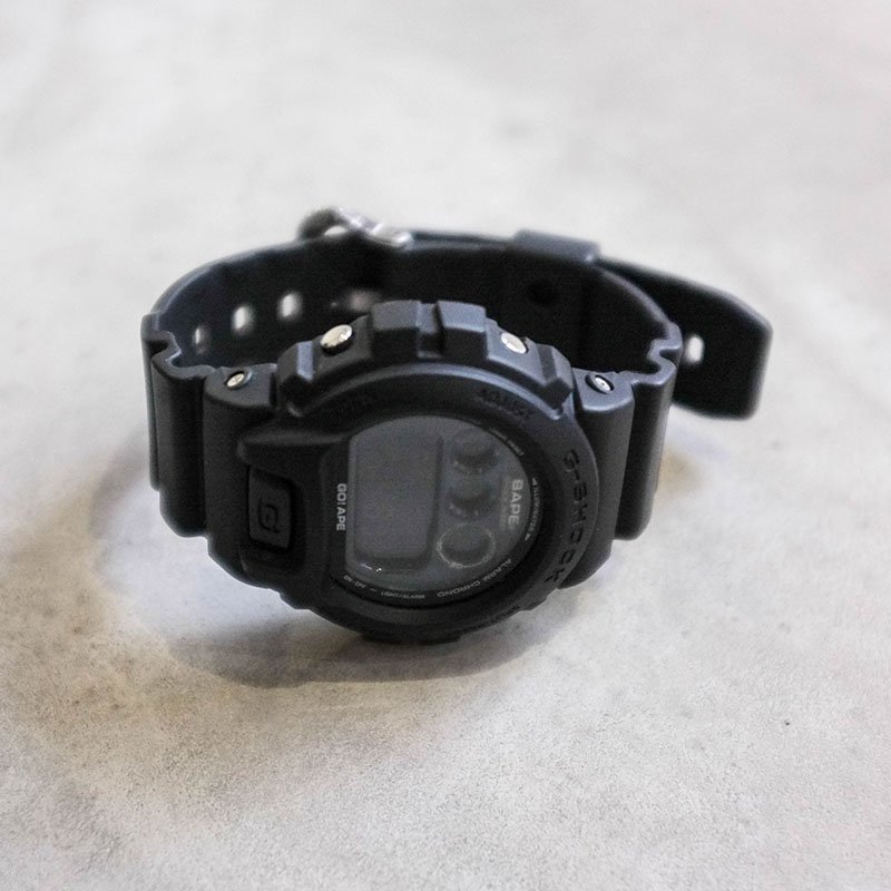 【車庫服飾】A BATHING APE CASIO G-SHOCK DW-6900 黑魂聯名