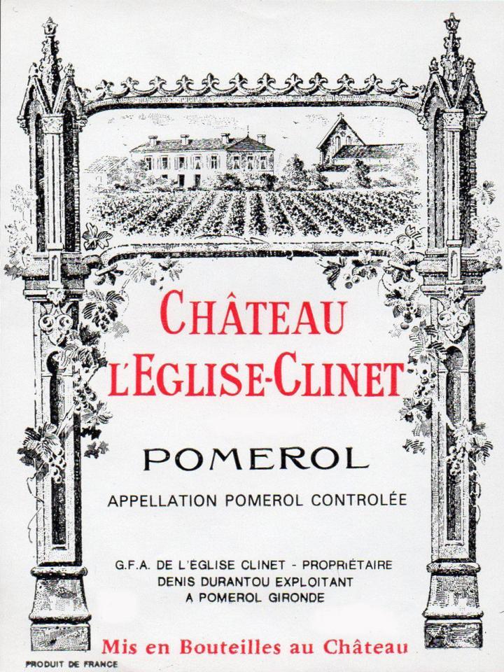 Chateau L'Eglise Clinet 2008 (RP95)