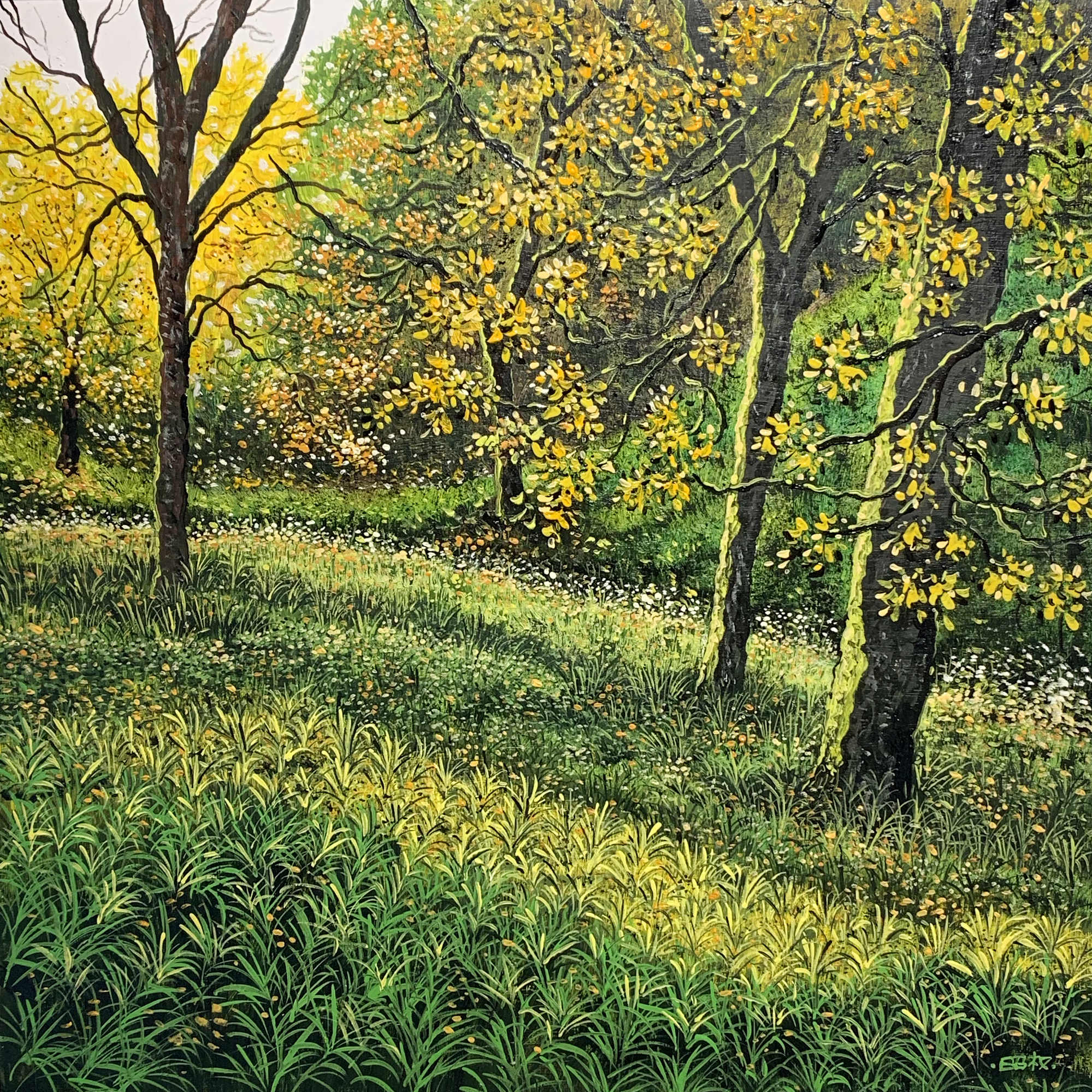 王昭權,蛋彩畫,油畫,蛋彩畫家,台灣蛋彩畫,換個角度