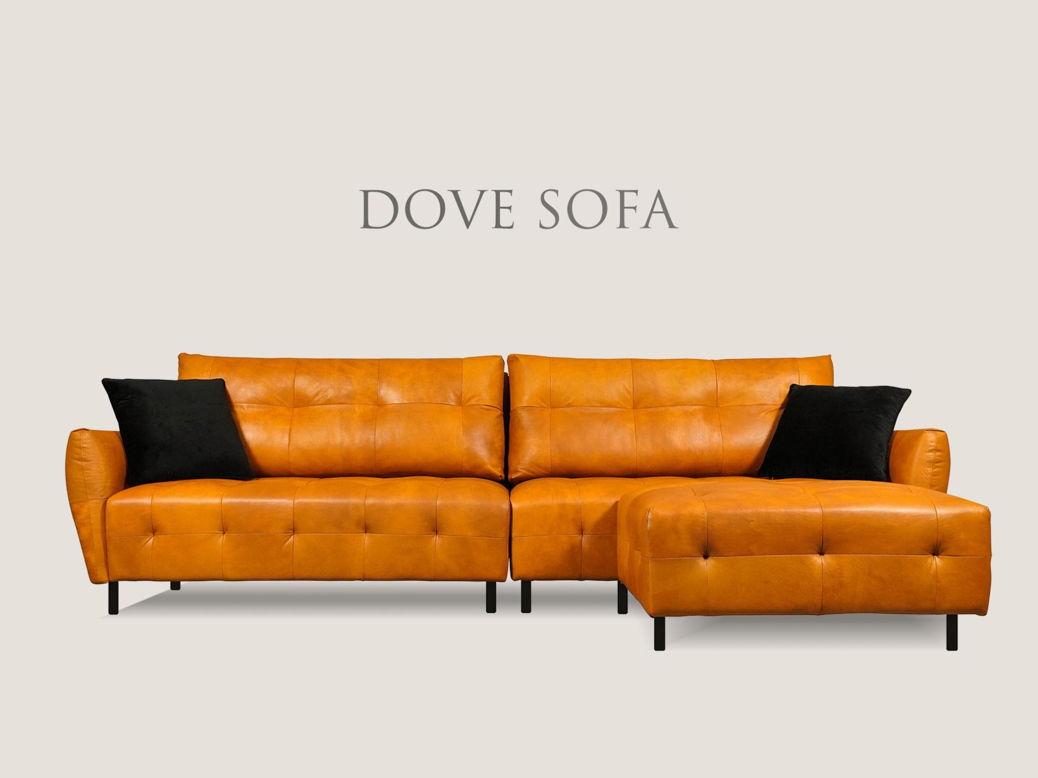 多芬沙發由義大利進口NAPPA小牛皮所製