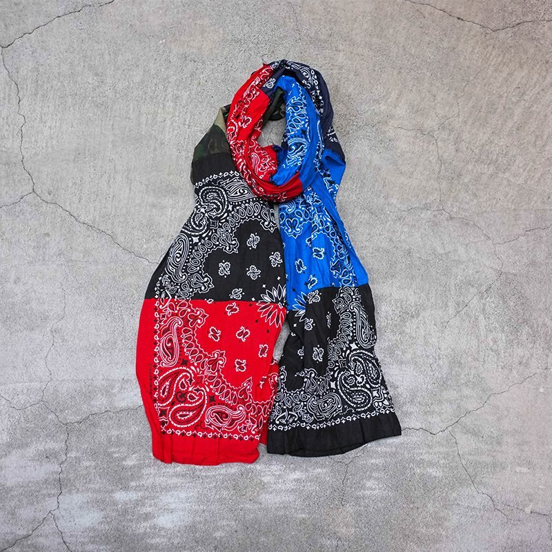 【車庫服飾】SOPH. SOPHNET HAV-A-HANK MIX BANDANA STOLE 變形蟲迷彩圍巾