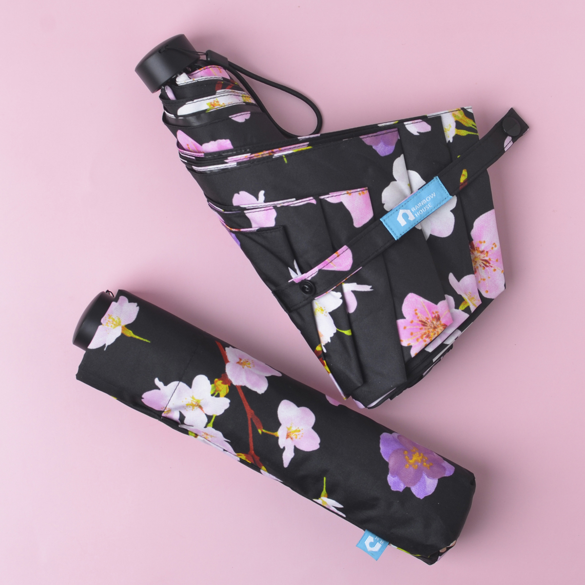 Rainbow House 晴雨傘 櫻花紛飛 防風 防曬 大傘面