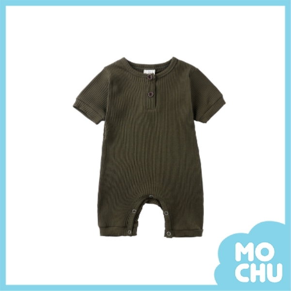 純色坑條連身衣(11色)