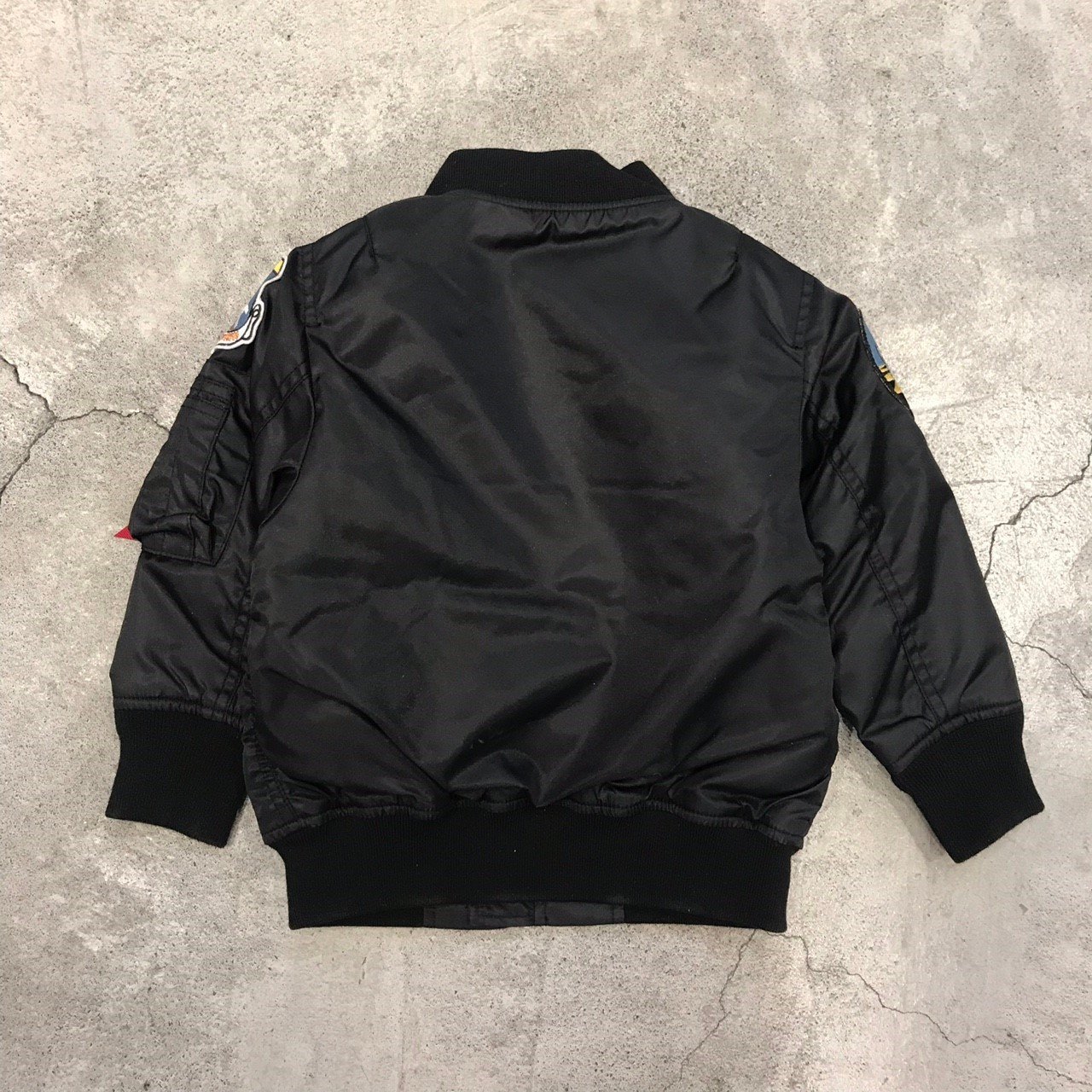 【車庫服飾】日版 ALPHA INDUSTRIES KIDS MA-1 兒童飛行員外套 黑色 100CM