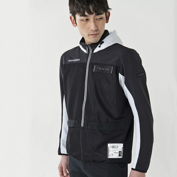 TAICHI RSJ334 BLACK/WHITE 黑白 夏季 透氣 休閒 防摔衣