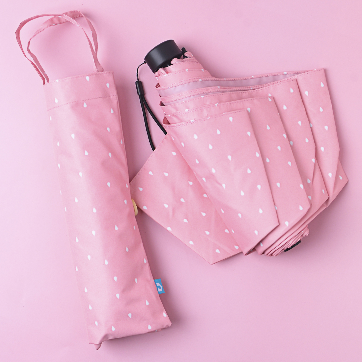 Rainbow House 晴雨傘 馬卡龍物語 輕量 防風 提袋式傘袋 加長中柄