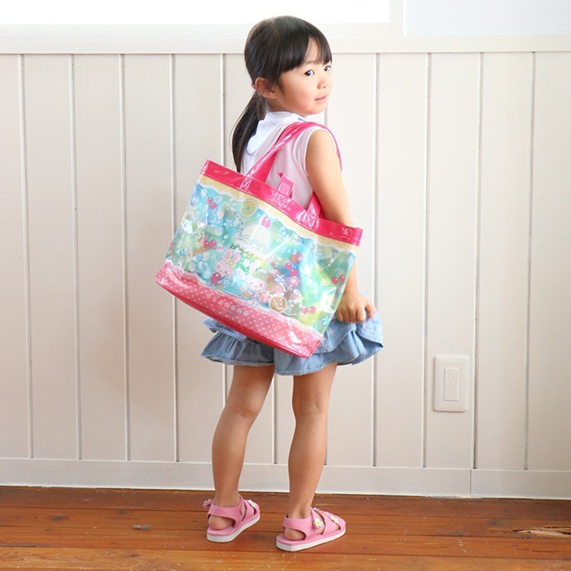 Usamomo 萌兔桃桃 托特包-夏日戲水 蘇打汽水