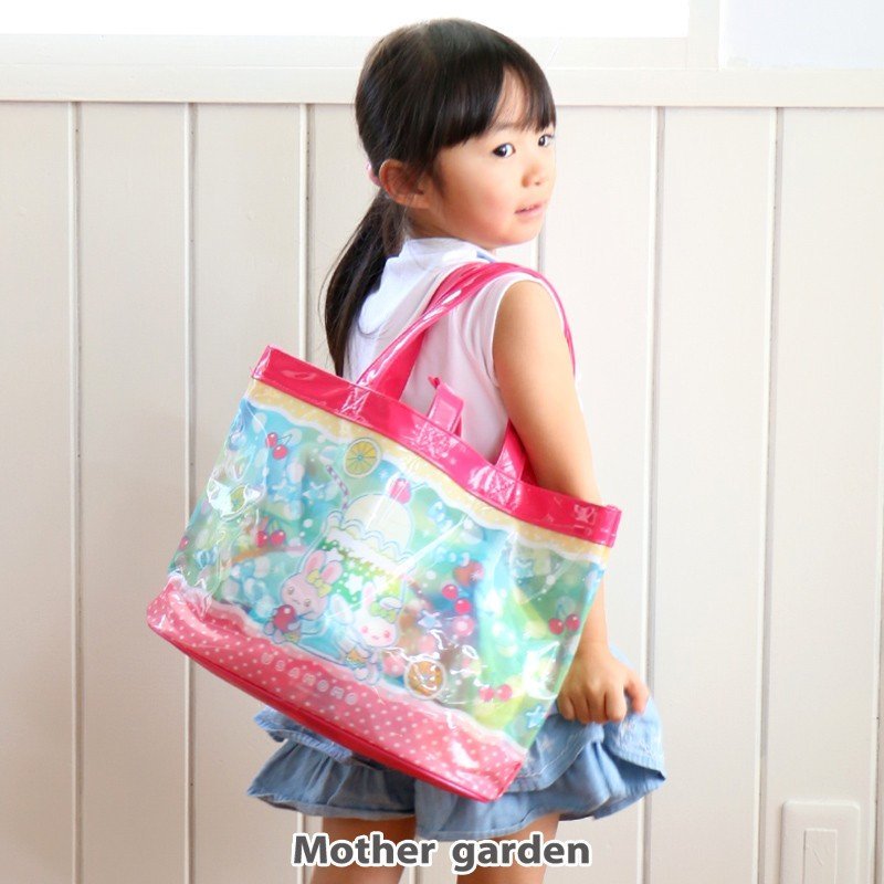 Usamomo 萌兔桃桃 托特包-夏日戲水 蘇打汽水