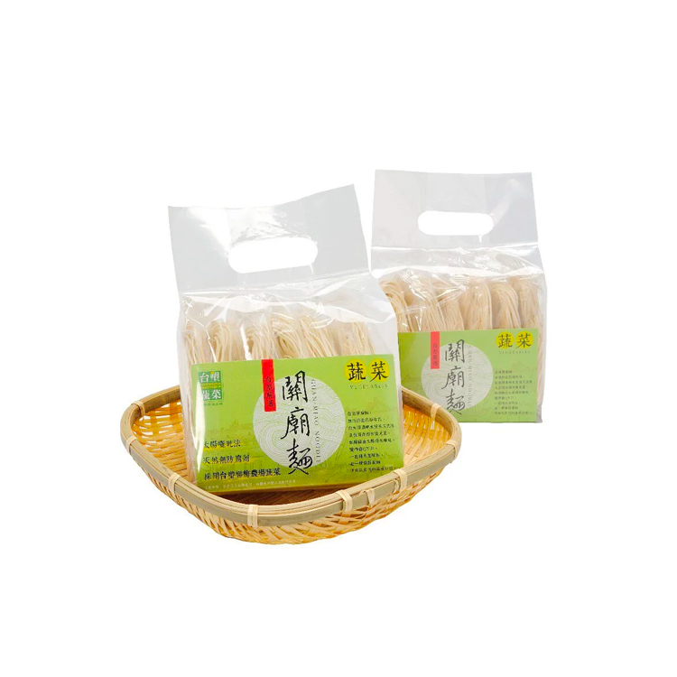 【台塑嚴選】蔬菜關廟麵家庭裝(400g/包)*4包入