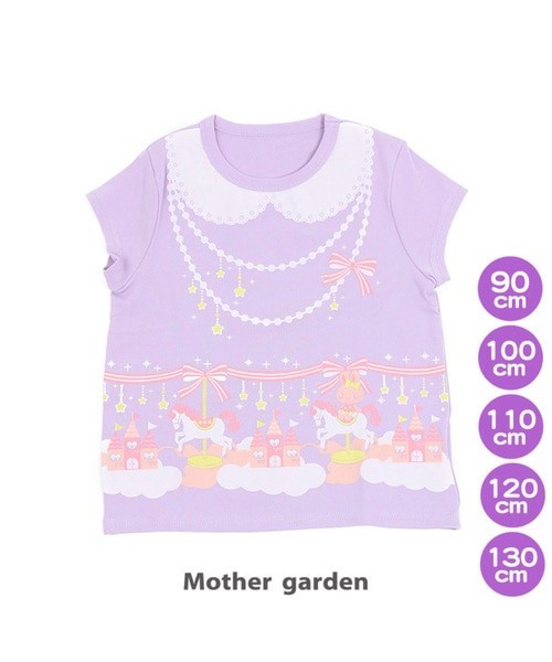 Usamomo 萌兔桃桃 童話世界 紫 T恤 萌兔momo mimi 90cm 100cm 110cm