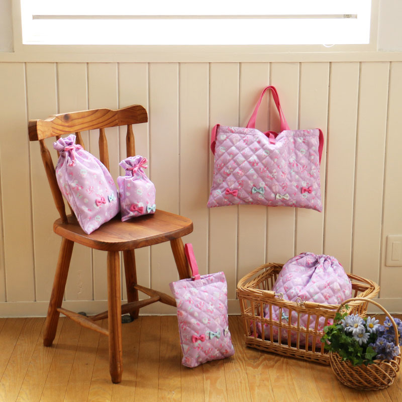 Mother Garden束口袋-立體蝴蝶結 美妝 大 小