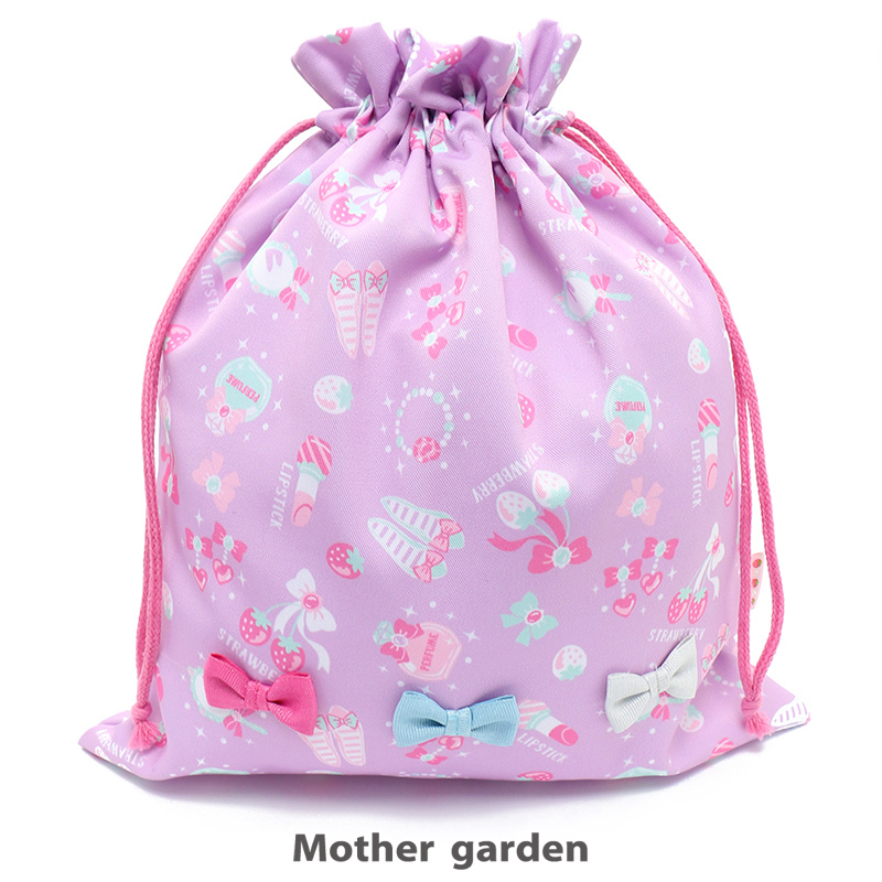 Mother Garden束口袋-立體蝴蝶結 美妝 大 小