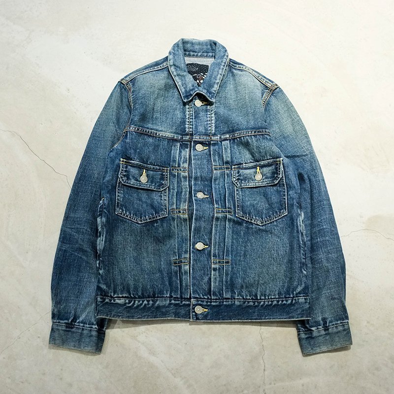 【車庫服飾】VISVIM 極新絕版 14SS VISVIM ICT 101 JKT DAMAGED FLAG國旗牛仔外套