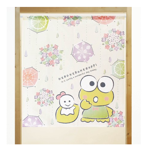 Sanrio 青蛙短門簾 85×90cm  兩傘 #CM21SD-92220