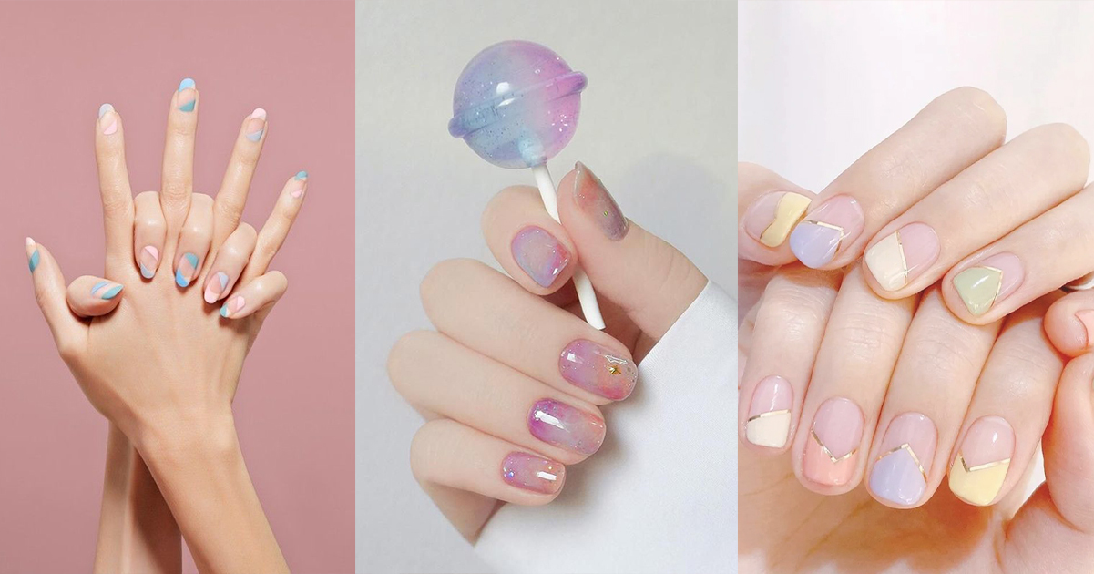 糖果系美甲