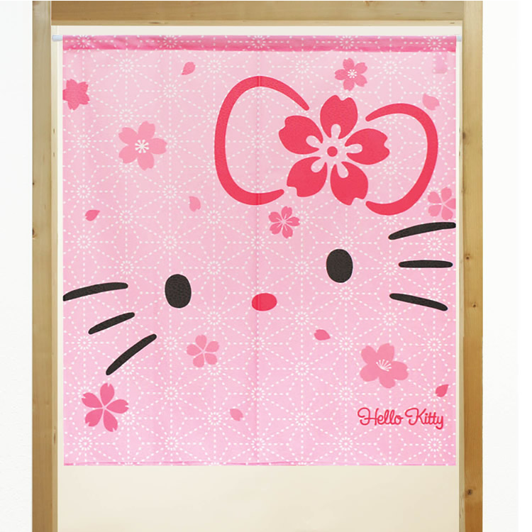 Sanrio Hello Kitty 短門簾 85×90cm  櫻花 #CM21SD-92207