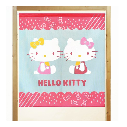 Sanrio Hello Kitty 短門簾 85×90cm  雙胞胎 #CM21SD-92212