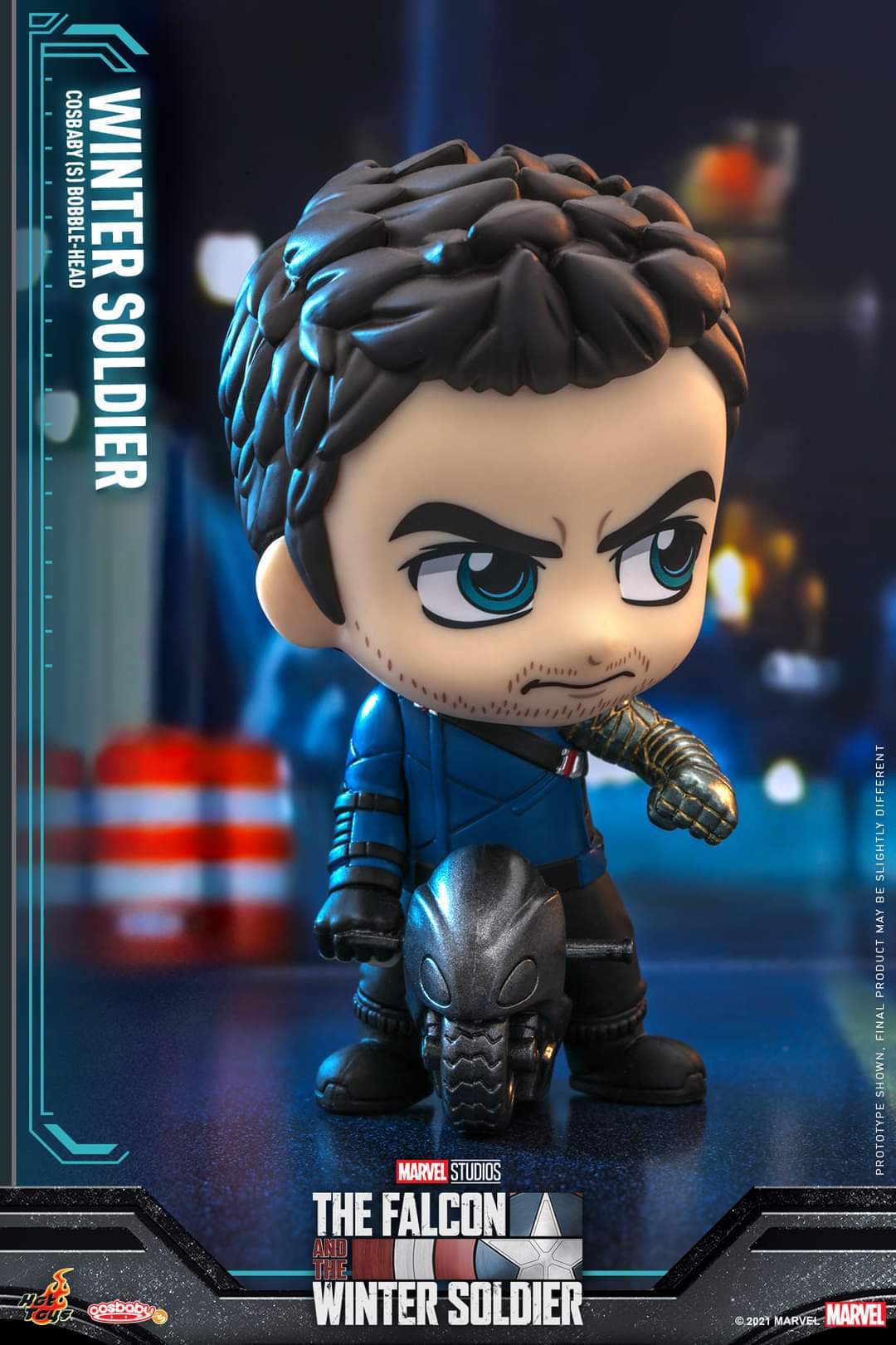 Cosbi フィギュア Hot Toys The Falcon and winter soldier Bucky Cosbaby