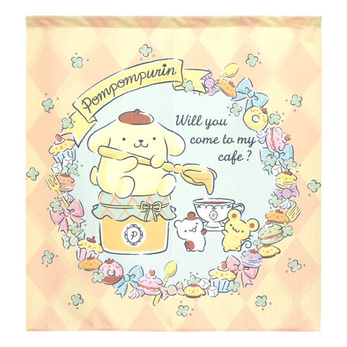 Sanrio 布甸狗短門簾 85×90cm  飲茶派對 #CM21SD-ARPC-