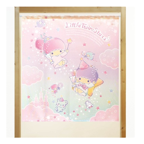Sanrio Little Twin Stars 短門簾 85×90cm  在空中 #CM21SD-92216