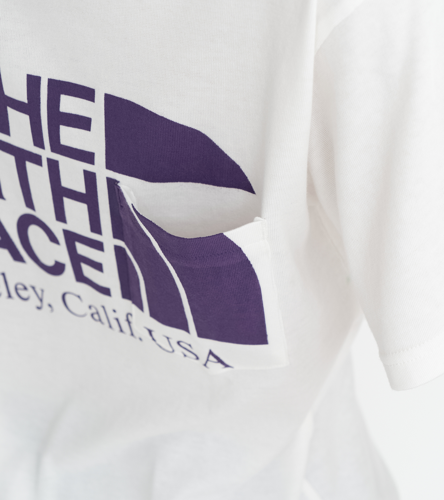 The North Face Purple Label H/S Logo Pocket Tee