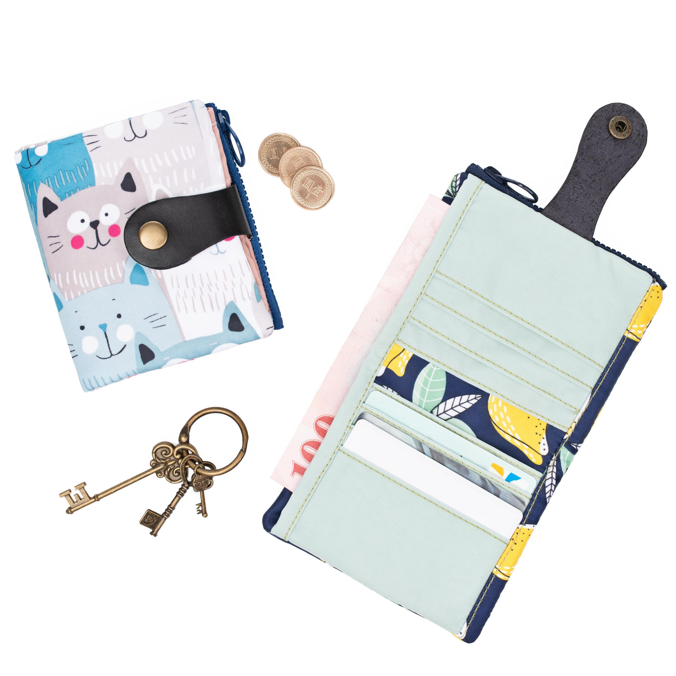 防水拉鍊短夾(材料包)/個